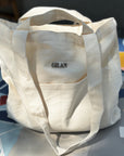 BEIGE CANVAS BAG
